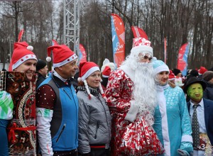 В Туле прошёл забег Дедов Морозов