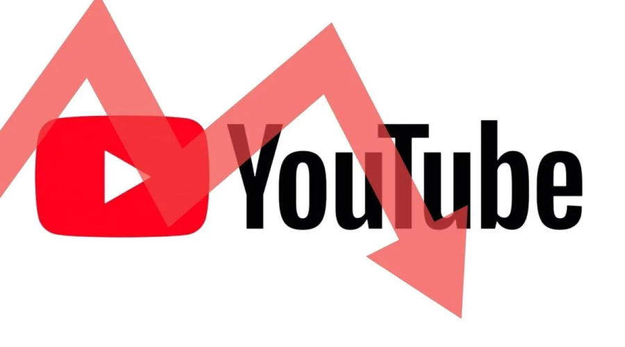 Трафик YouTube в России резко упал до рекордно низких 8,9%